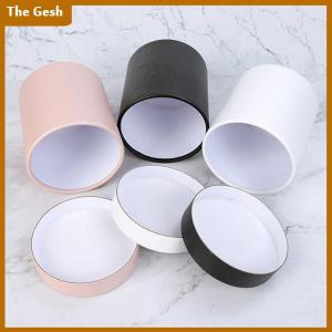 [The Gesh] Flower Box 12cm Round Cardboard Gift Boxes Wedding Party Rose Flower Decoration