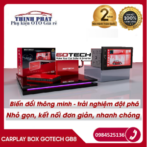[100% HÀNG CHÍNH HÃNG]CarPlay Box GB8. android box cho ô tô.Tự động tương thích với nhiều kích thước màn zinĐiều khiển giọng nói.Giải trí đa phương tiện: Zing MP3 Youtube VTV Go…Tặng CarMap bản quyền