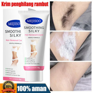 Hair Removal Cream Krim Penghilang Perontok Bulu Permanen Ketiak Kaki Tangan Aman Tanpa Iritasi - Normal Skin Kulit 60g