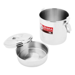 Camen 14cm khoá tự động ZEBRA Có ngăn trong cạn (3.5cm)