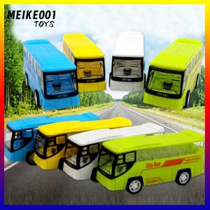 MEIKE001 New Scale School BUS รถขนาดเล็กรุ่นของเล่นการศึกษาสำหรับเด็กพลาสติกของเล่นยานพาหนะรุ่นสำหรับเด็กของขวัญ