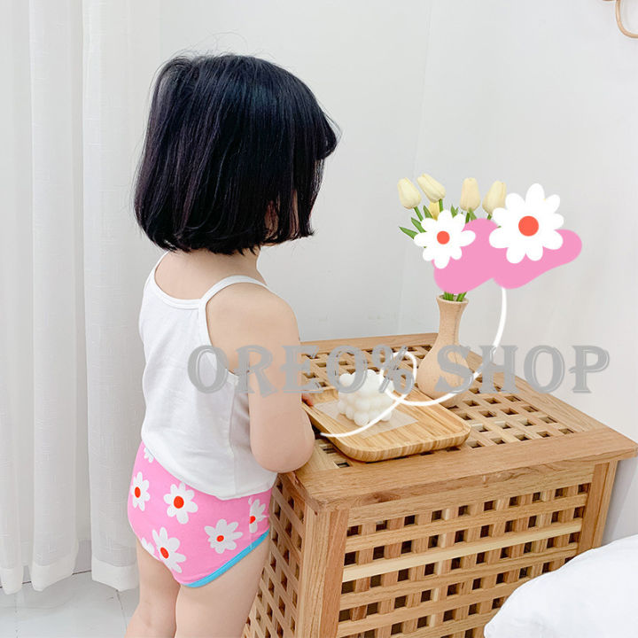 Luna Baby Girl Korean Fashion Cute Cotton Underwear Panty Panties Kids  Short Briefs 1-3Years