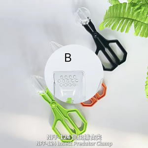 Reptiles Safe Feeding Tongs Clear Insect Catcher For Gentle Handling Ergonomic Grip Easy Maintenances Cleaning Tool