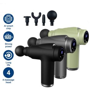 ALLUCK 32 Modes Fascia Massager 4 Heads Noise Reduction Body Massager Professional Muscle Relax Fascial Machine Body Relaxation