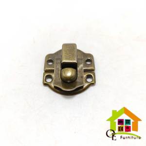 ( 100pcs ) Kunci Pengait box Furniture 26x30 mm 3 warna / kunci kotak perhiasan 3 warna  - Omah Engsel