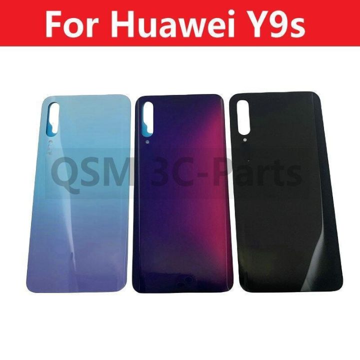 Mobile Y9s Cases For Huawei Y9S Back Battery Cover Glass Housing