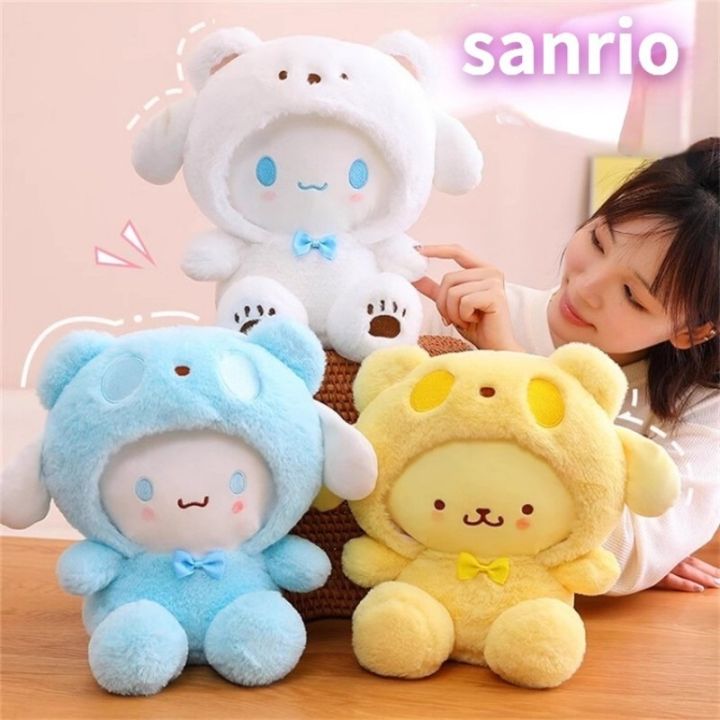 Sanrio Kawaii 25 ซม Sanrio Melody Cinnamoroll Kuromi Pochacco ตุ ๊ กตา