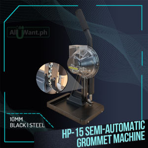 All U Want - HP-15 Semi Automatic Grommet Machine 10MM Eyelet Puncher Press Tool