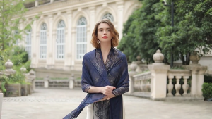 Evening Shawl Wrap With Lace Detailing Flower Pattern Cover Up Scarf For Bridal Shower Formal Event Gathering Travel