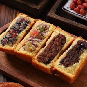 【Huadong Store】蛋月烧 五仁莲蓉蛋黄 豆沙独立包装蛋糕早餐Egg Moon Roast Egg Yolk Lotus Seed Paste Bean Paste Independent Packaged Cake Breakfast
