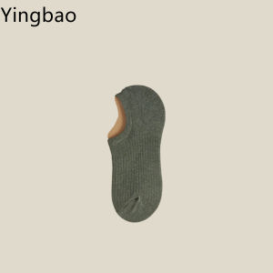 Yingbao No Show Socks Womens Cotton Non Slip Low Cut Thin Ankle Short Casual Invisible Ladies Summer Socks