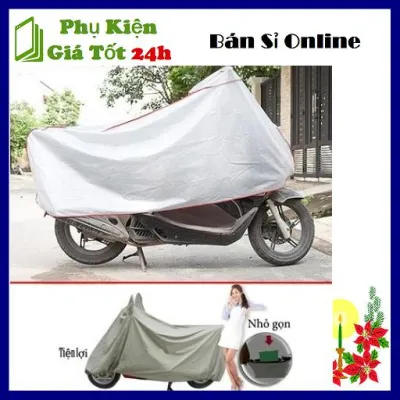 TRÙM XE MÁY - ÁO TRÙM XE LOẠI TỐT - Áo bạt phủ trùm xe máy Full Size