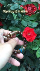 Vòng tay trầm hương tốc tự nhiên mix charm cao cấp