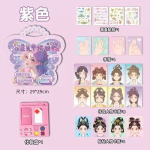 Kids Make Up Toys DIY Princess Cosmetics Toy Diamond Painting Self-Adhesive Sticker Girl Gift Mainan