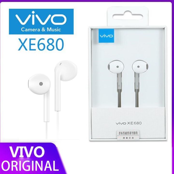 HEADSET VIVO XE680 HANDSFREE VIVO SUPER BASS EARPHONE VIVO XE680