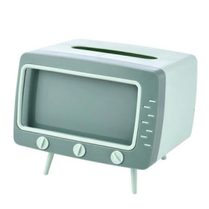Multifunctional Tissue Box TV Shape Paper Tissue holder Mobile Phone Holder Stand