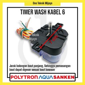Timer Mesin Cuci untuk Pencuci / Wash 6 Kabel Universal ( Polytron Aqua Sanken DLL )
