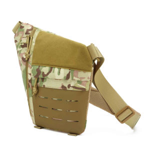 ASIAON A-45 Concealed Carry TacticalShoulder Bag Slim Lightweight Bag with Laser Cut MOLLE