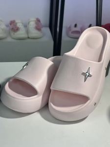 [Free Shipping] 6.0 Height-Increasing Thick-Soled Slippers For Women Spring Outdoor Wear 2025 New Style EVA Material Suitable For Pairing With Dresses Lightweight