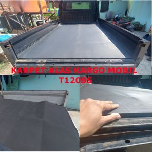 KARPET ALAS BAK BELAKANG MOBIL PICKUP T120SS ( MITSUBISHI COLT T120SS ) TEBAL 15mm BERKUALITAS DAN KUAT