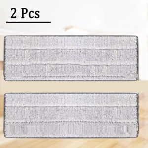 Hand-Free Washable Mop Both Dry And Wet 2Pcs Mop Cloth Lazy Mop 45cm Flat 360° Rotation Mop House Cleaning Floor Corner Easy To Clean 免手洗拖把