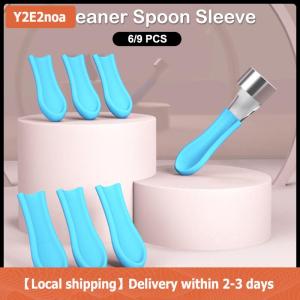【Local shipping】 Ear Wax Removal Ear Cleaner Spoon Soft Silicone Cover Head Non-slip Ear Cleaning Ear Pick Earpick Ear Spoon Silicone Sleeve