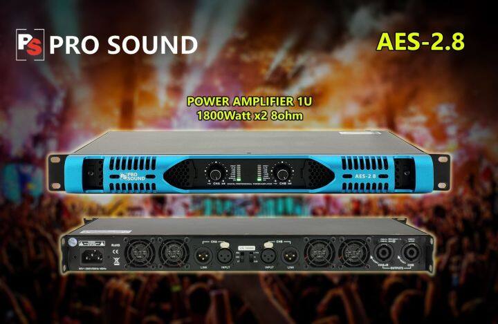 PS PRO SOUND AES 2.8 Power Amplifier Lazada