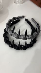 SIGVARD Bando Wanita Korea Style Sisir Sirkam Gerigi Kain Sifon Fashion Bandana Headband BND21