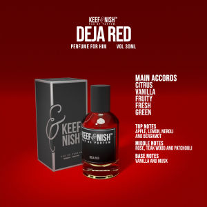 PERFUME PARFUM EDP MINYAK WANGI KEEF & NISH DEJA RED