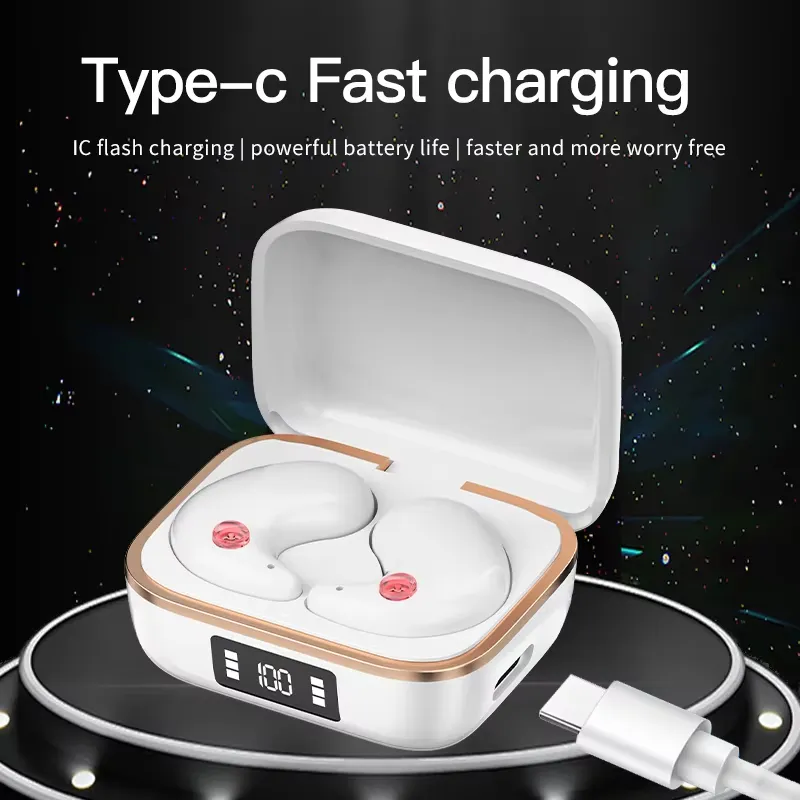 หูฟังใส่นอน หูฟังสำหรับการนอนหลับ J11 หูฟังไร้สาย Bluetooth 5.3 มีสายแถม เสียงสเตอริโอระดับ HiFi พร้อมไมโครโฟนในตัวแบบกันน้ำ
