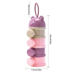 JC-3 /4 Layers Baby Milk Powder Container Feeding Case Box Milk Storage Portable Baby Milk Powder HIGHT QUALITY