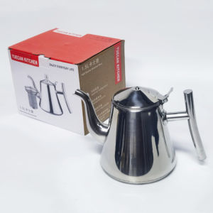 MLADEN Stainless Steel Tea Kettle Tea Pot with Filtered Tea Pot Leaf Coffee Pot Tea Maker Water Kettle