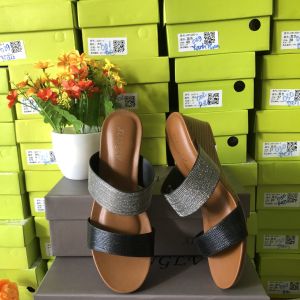 Giày Nữ Dép Nữ Đế Xuồng 5.5Cm Hãng XiangLV Quai Ngang Da Ánh Kim Sang Trọng Siêu Nhẹ Lót Đế êm Chân Đi Học Đi Làm Đi Chơi