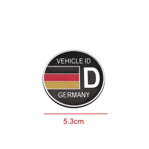 Totem Wolfsburg logo Germany Explore sticker for VW Volkswagen Golf Multivan Passat Polo Side emblem Rear badge Metal Decoration