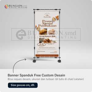 PRINT CETAK SPANDUK BANNER ANEKA ROTI FREE DESAIN