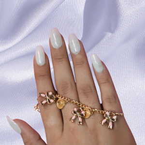 SOEZI Womens Opalescent charm Reusable SOEZI Press On Nails | Artificial False Nail Extension