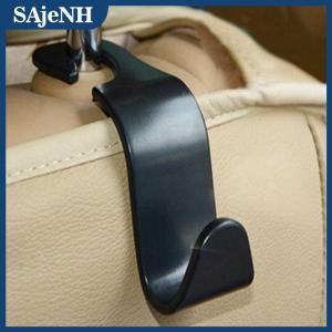SAjeNH Car Seat Headrest Hook Hanger Black Storage Organizer Universal For Handbag Purse Coat Fit Universal Vehicle Car Holder