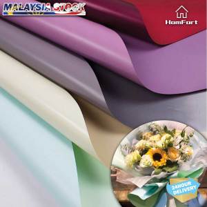 20PCS 58x58cm 40x45cm Large Small Two color Flowers Wrapping Paper Crafts Scrapbook Wedding Bouquet Gift Waterproof