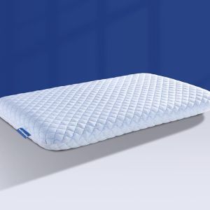 SofGlowly  Ultra-thin Sleep Flat Pillow  Cooling Memory Foam Pillow 2.75  inch high ultra-thin pillow  Ultra-thin Pillow  Suitable for belly sleepers  Standard Size  -16x25  Inch