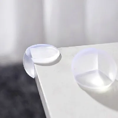 Pelindung Siku Meja Pengaman Sudut Kaca Kayu Besi Transparan Silicone