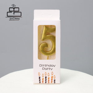 Premium Gold Number Birthday Candle / 0-9 Nombor Lilin Hari Jadi / Digital Number Cake Candle Party 金色号码 数字蜡烛 生日蜡烛