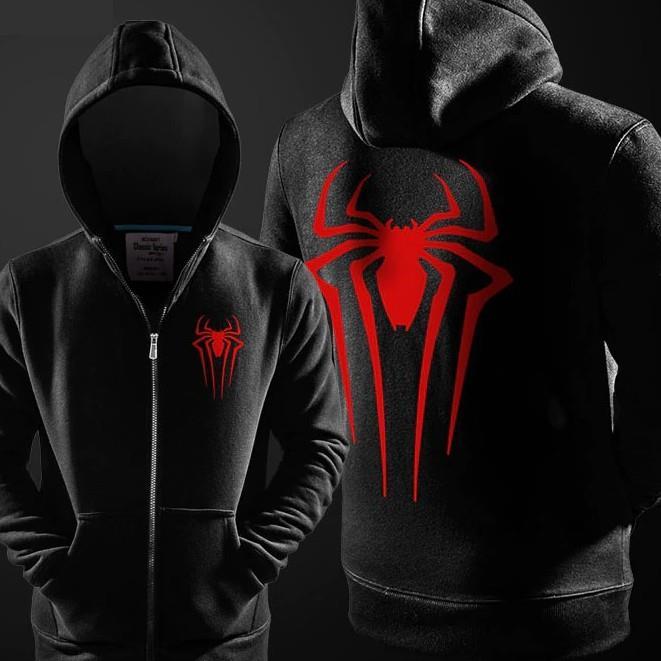 The Avengers Spiderman Hoodies Marvel Men Jacket Superhero Spider Man Zipper Sweatshirt Young Boys Winter Lazada