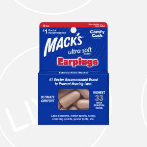 Macks Ultra Soft Foam Earplugs 10 Pair | Ear Plugs For Sleeping Anti Noise Cancelling Penutup Telinga Bunyi Tidur 耳塞防噪音睡眠專用高效隔音