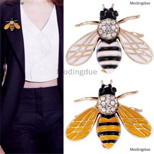 [COD] Modingdue Women Delicate Little Bee Insect Rhinestone Pin Brooch Jewelry Accessory