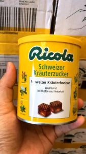KẸO NGẬM HO RICOLA 250g- Hàng nội địa Đức 