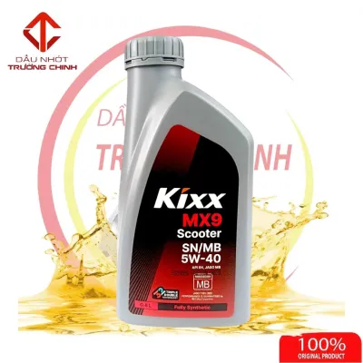 Nhớt Kixx Ultra Scooter Fully Synthetic 5W40 dành cho xe ga nhập khẩu Hàn Quốc