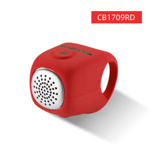 ROCKBROS Electric Cycling Bell 110 dB Horn Rainproof MTB Bicycle Handlebar Silica Gel Shell Ring Bike Bell Bicycle Accessories