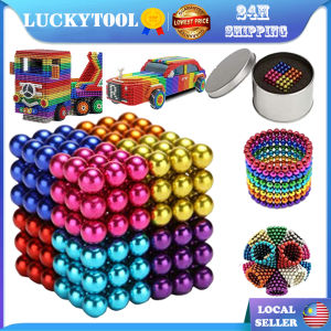 5MM1000PCS 216PCS 512PCS 3D Magnetic Magnet Magic Balls Blocks Balls Sphere Cube Beads Puzzle Building Toys