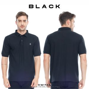 KWITAN Kaos Kerah Polo Shirt BLACK