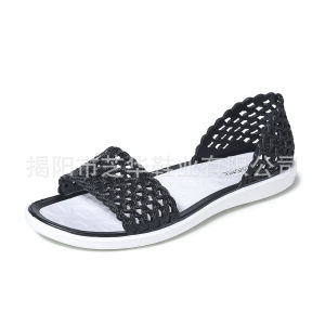 Free Shipping [New Arrival] WomenS Outdoor Candy-Colored Fashionable Flat Hollow Casual Sandals